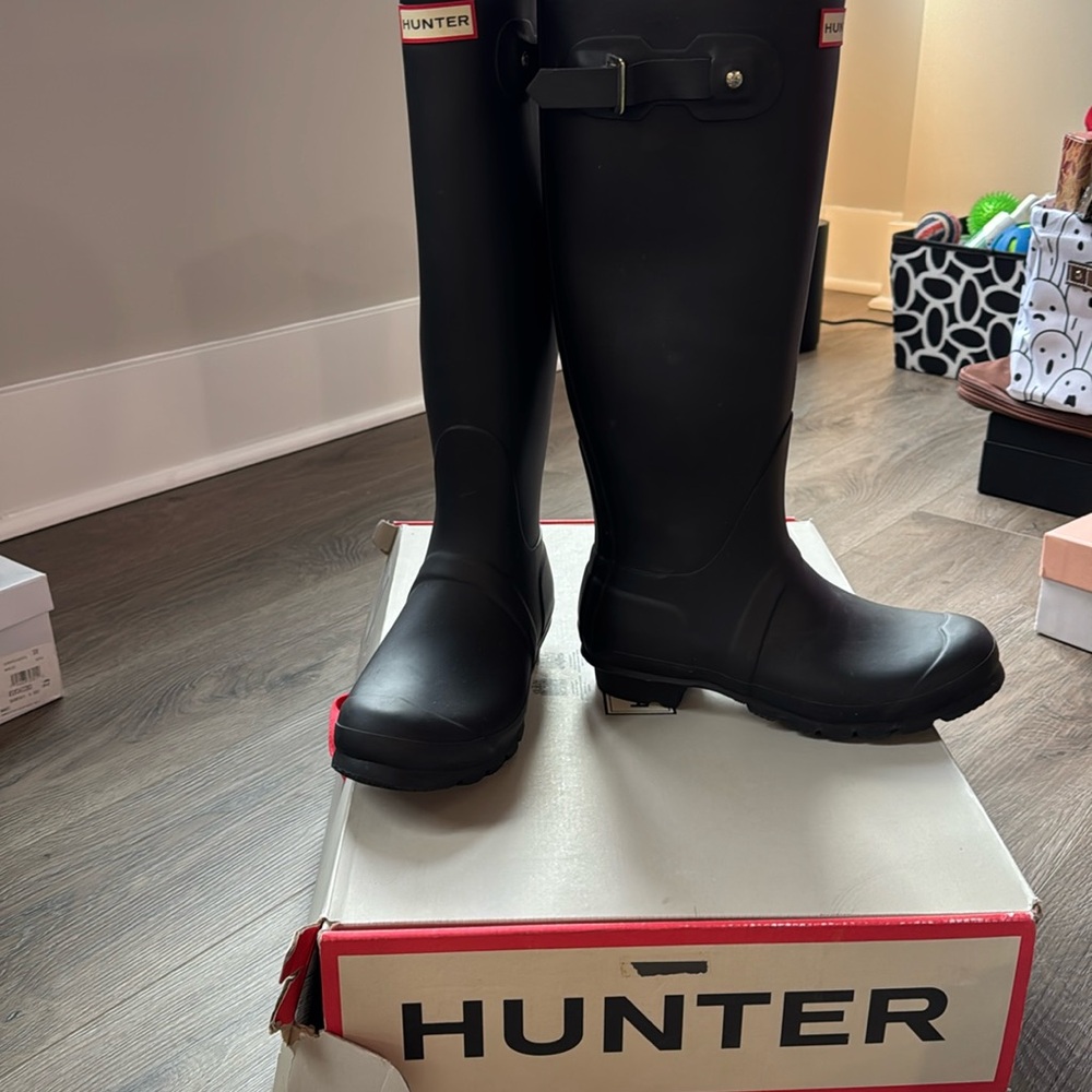 Hunter tall rain boots